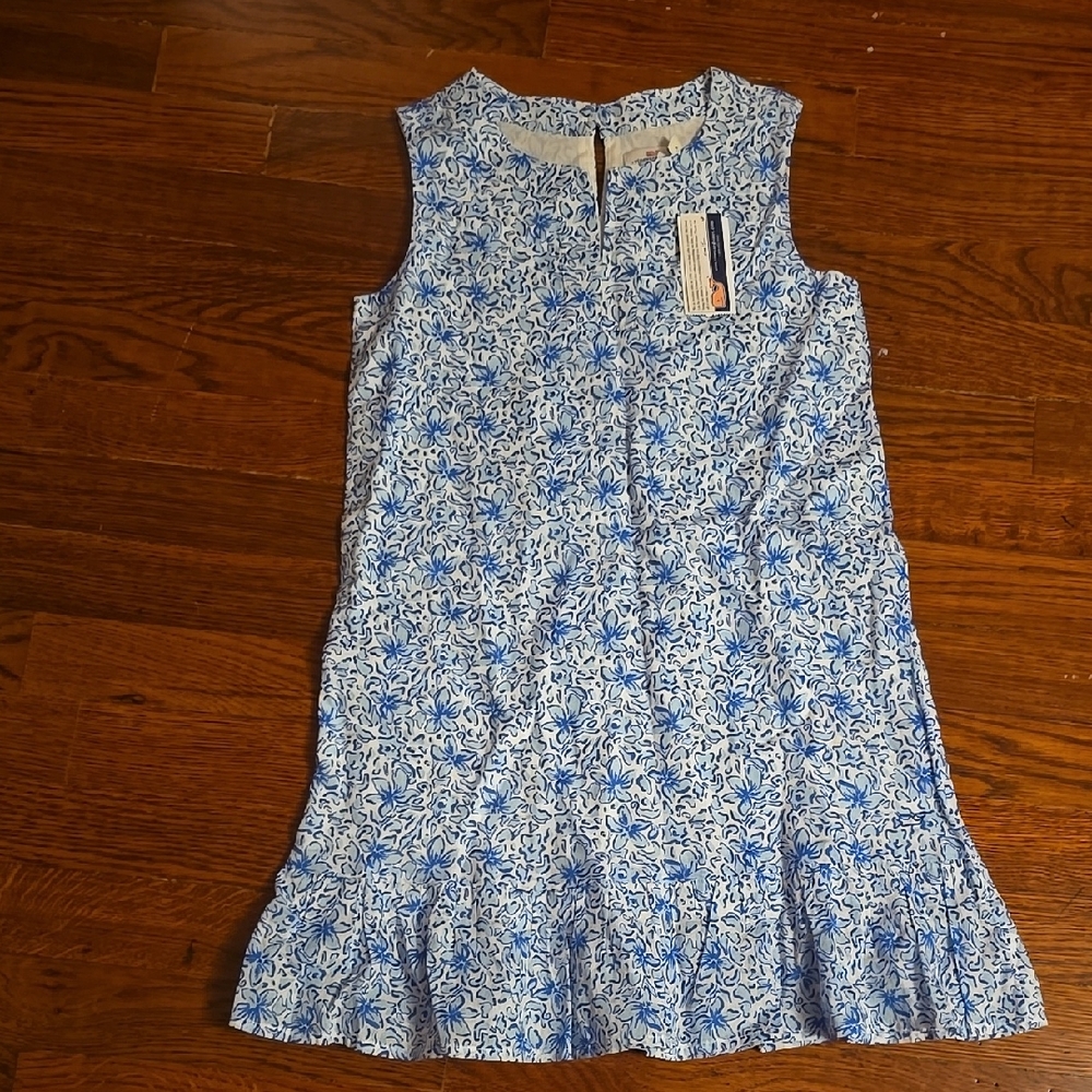 Floral Blue Kids Dress